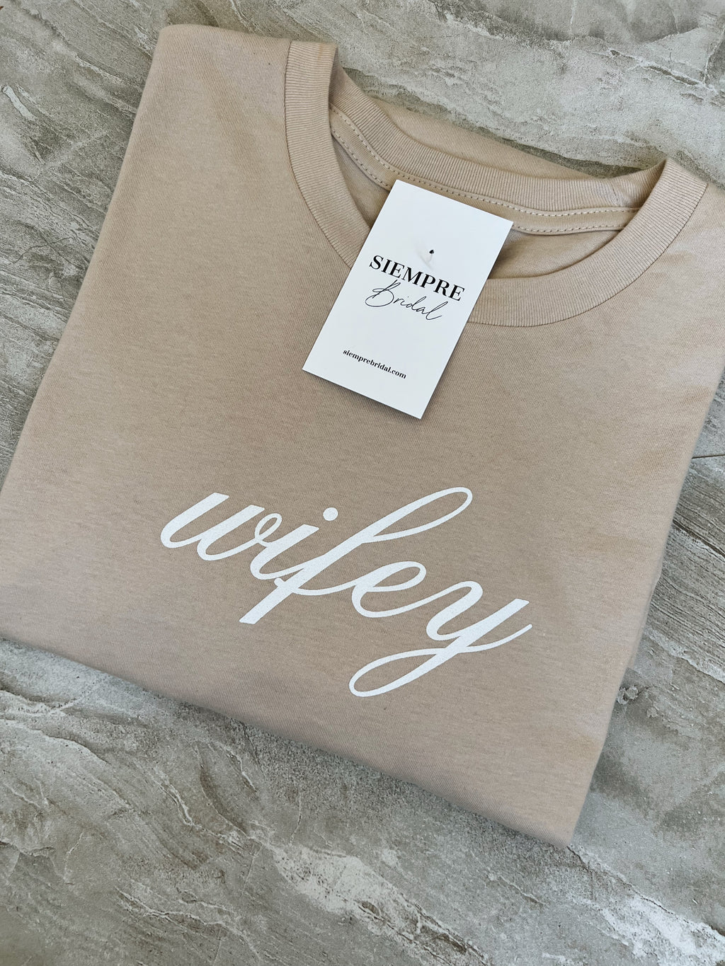 Wifey Sand T-Shirt